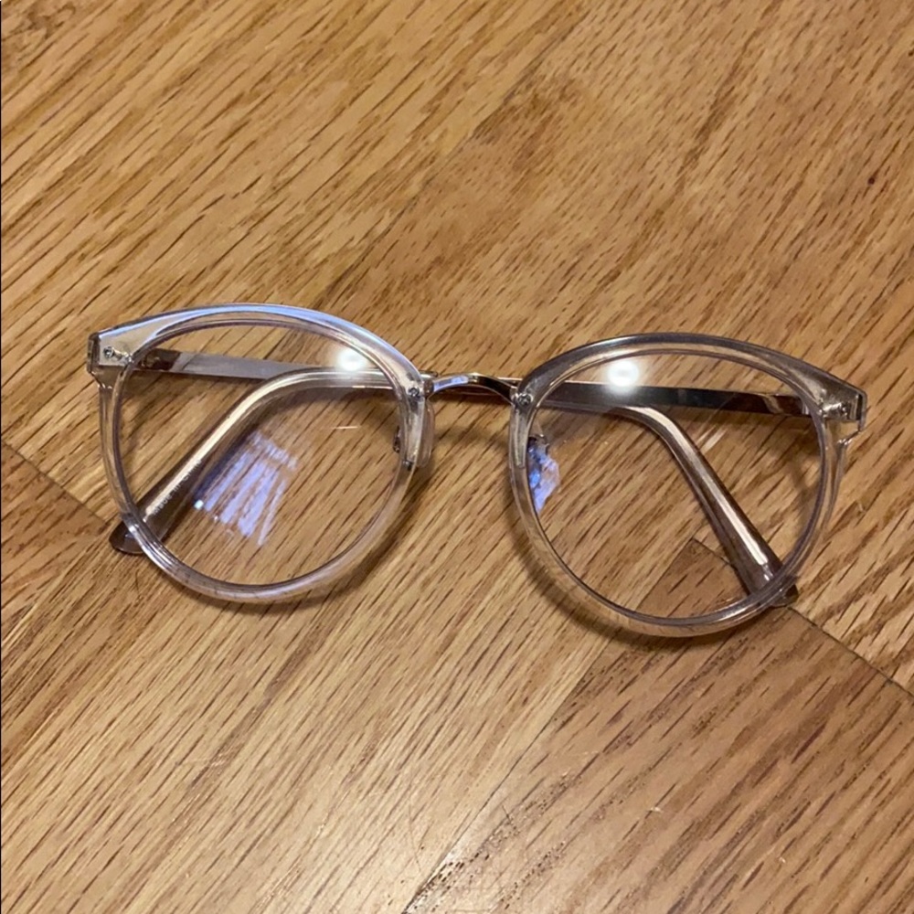 Clear glasses